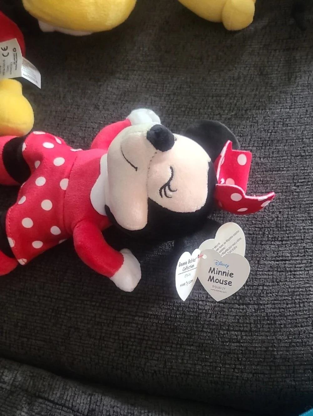 Disney Mickey & Minnie Plush Bundle - Black, Red, Yellow, Cream